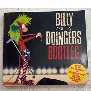 Billy And The Boingers Bootleg 1987 First Edition w/Record- Bloom County